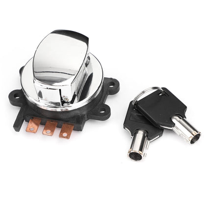Chrome Ignition Switch w/Keys for Softail FXDWG Road King (1996–1999) 71313-96A
