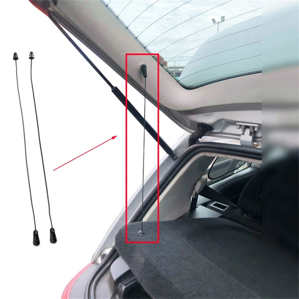 2Pcs Rear Boot Shelf Pull Cable String for Ford Focus MK2 (2004–2011)