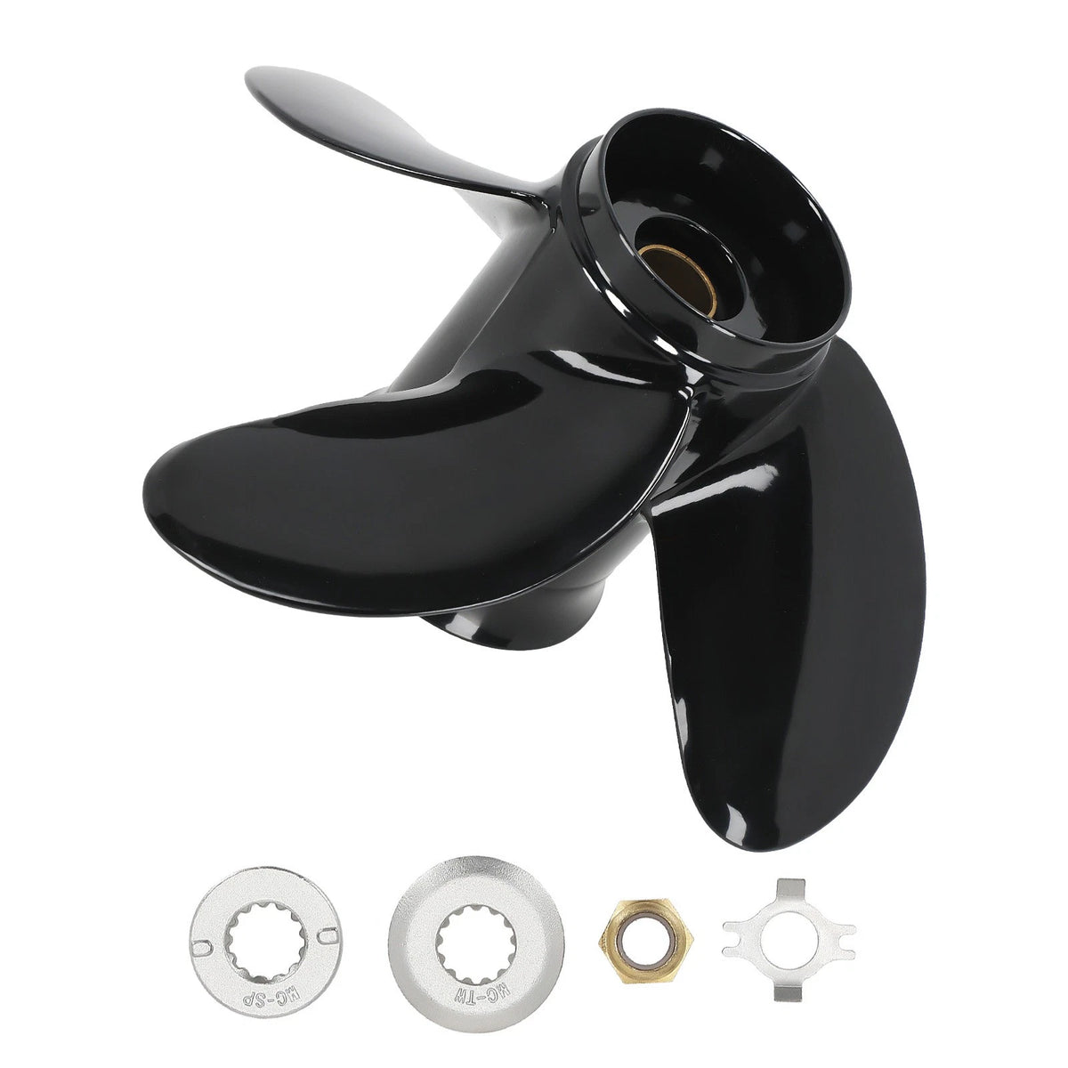 4 Blade Aluminum Propeller for Mercury 50-75HP 2 Stroke (48-8M8026630)