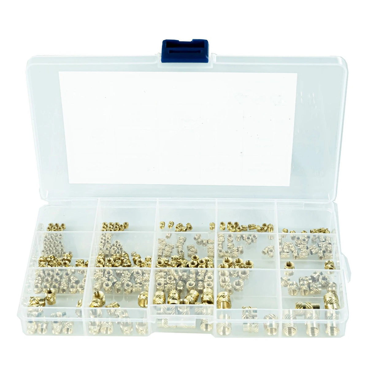 300x M2-M6 Brass Knurled Nut Inserts for 3D Printing