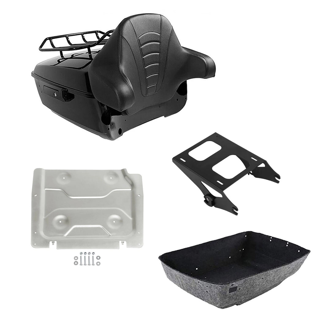 Backrest Pad Mount Rack Plate for Harley Street Glide (2014–2026)