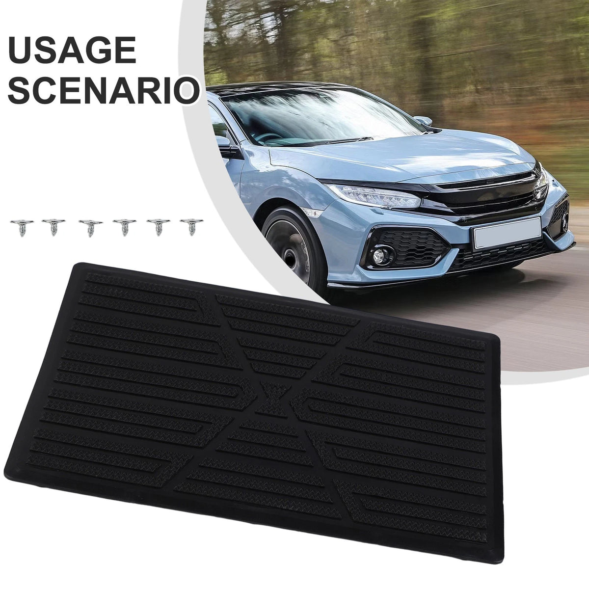 Car Foot Mat Heel Pad Pedal Patch Cover for
