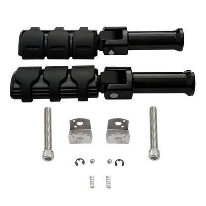 Footpeg Footrests Bracket for Harley Softail (2018–2025) Black