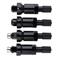 4X TPMS Aluminum Valve Stem Kit for Tesla (2017–2023)