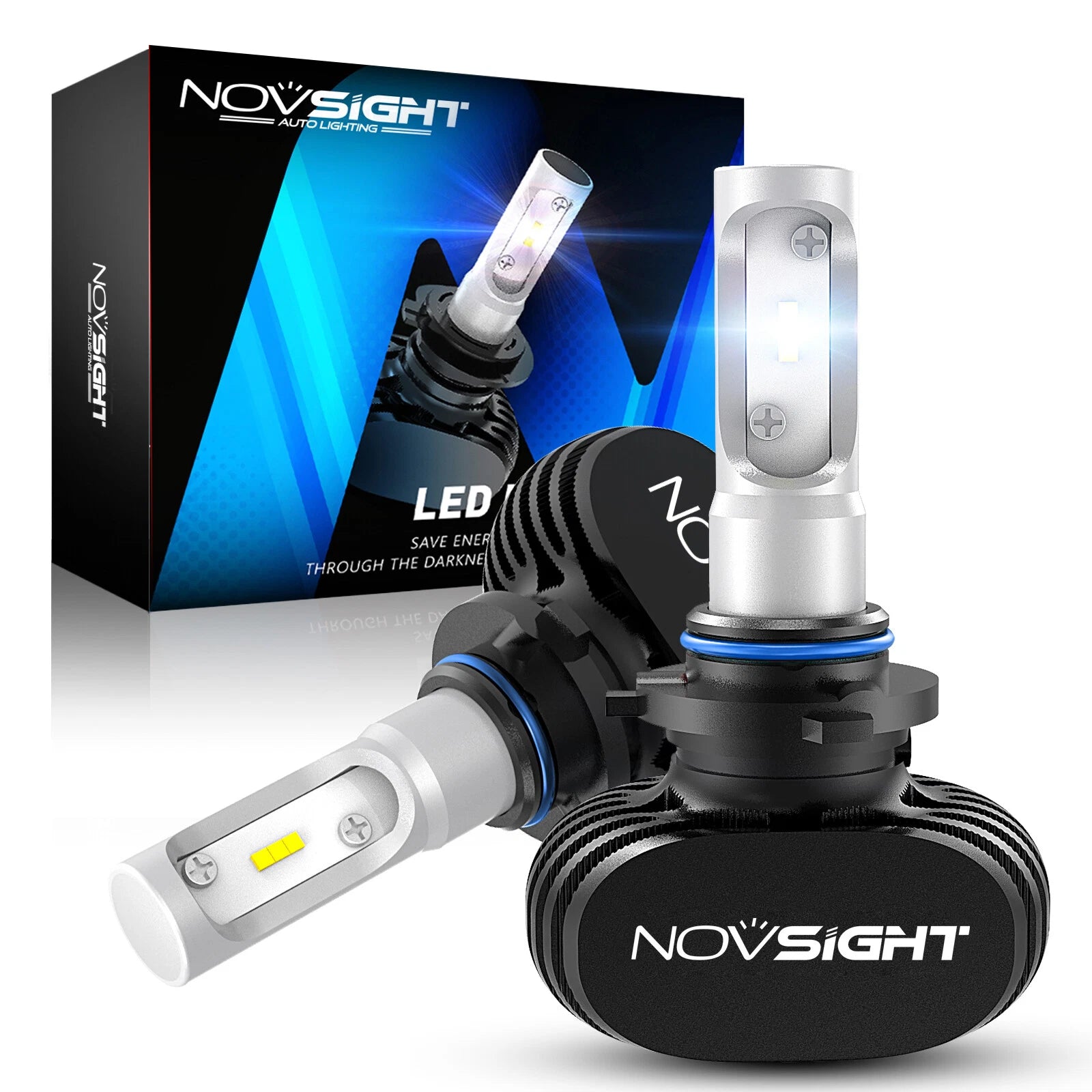 2X HB4 9006 LED Headlight Bulbs Conversion Kit 9000LM for