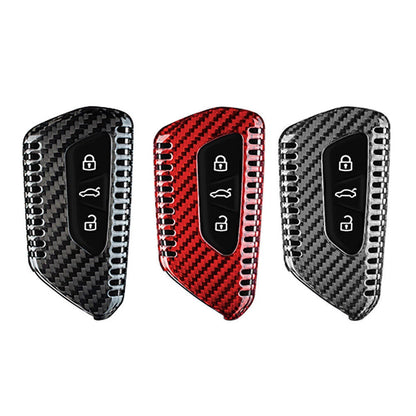 Ipc Carbon Fiber Remote Key Cover Case for VW Golf MK8 (2020–2021)