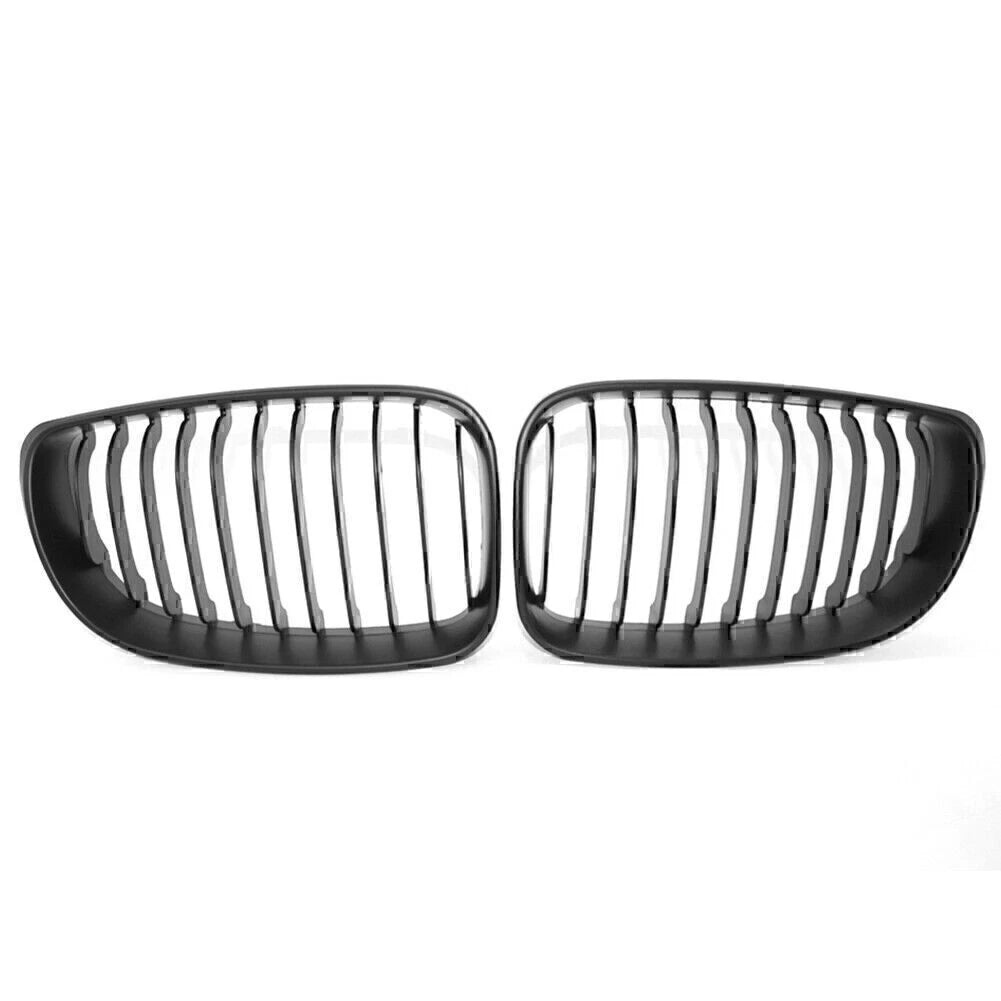 Front Kidney Grille Matte Black for BMW 1 Series E81 E82 E87 E88 (2007–2013)