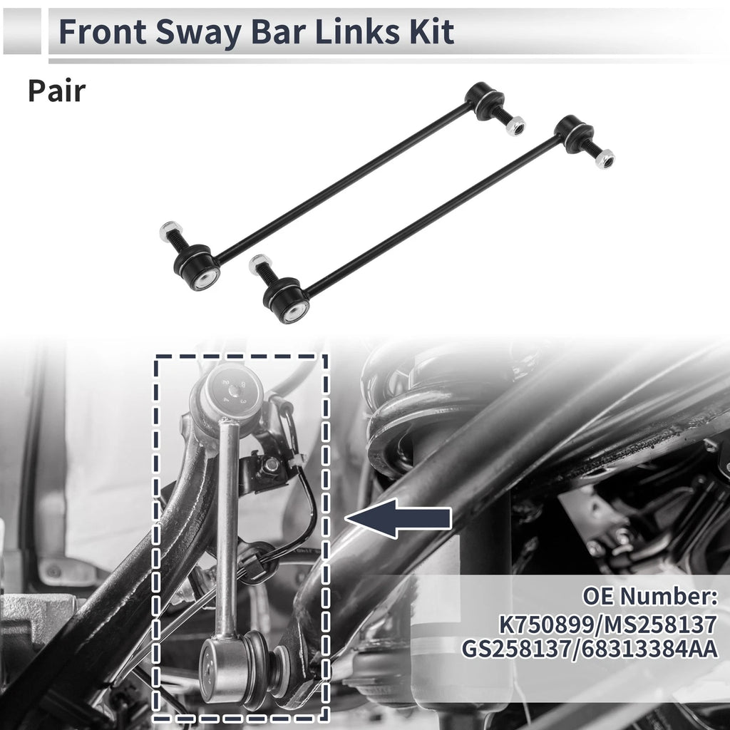 Front Stabilizer Link Bushingless for Chrysler Pacifica (2017–2022) No.K750899