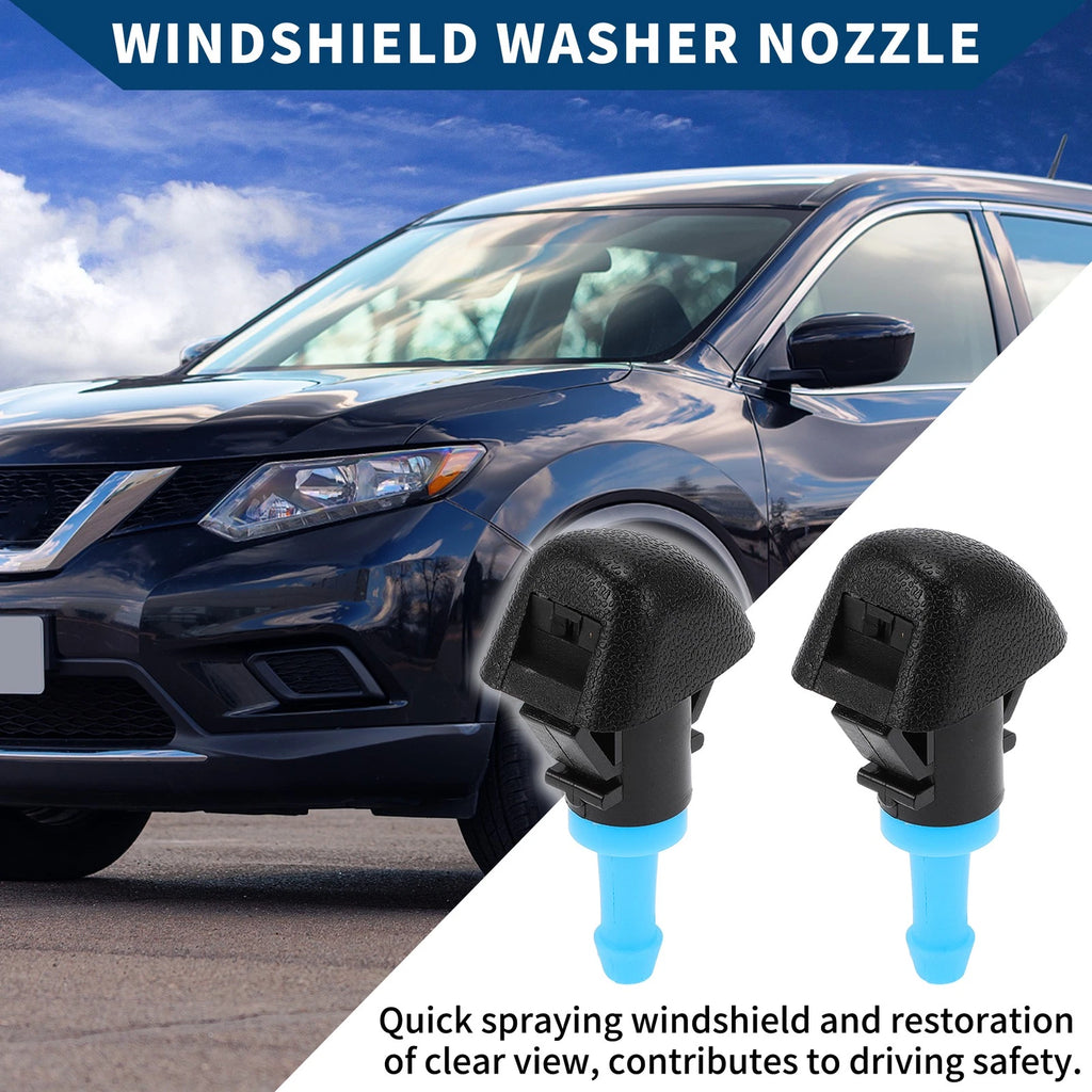Front Windshield Washer Nozzles Replacement 2 Pcs for Subaru Outback (2000–2014)