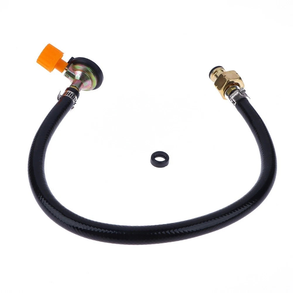 Flexible Rubber Gas Refill Adapter for Cylinder Refilling (50cm)