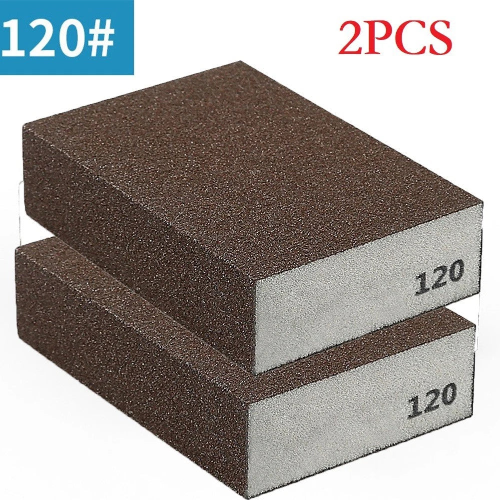 2X Grit 60320 Sanding Sponge Blocks for Walls Woodwork