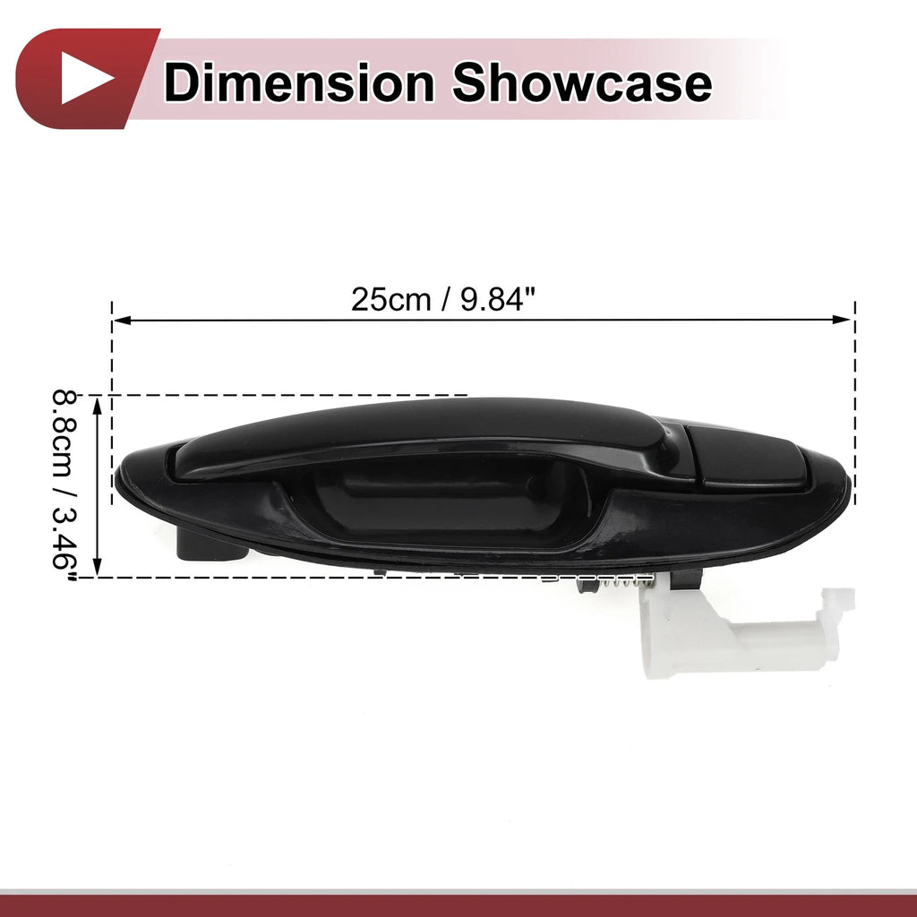 Exterior Door Handle Replacement for Hyundai Sonata Rear Right (2015–2019)