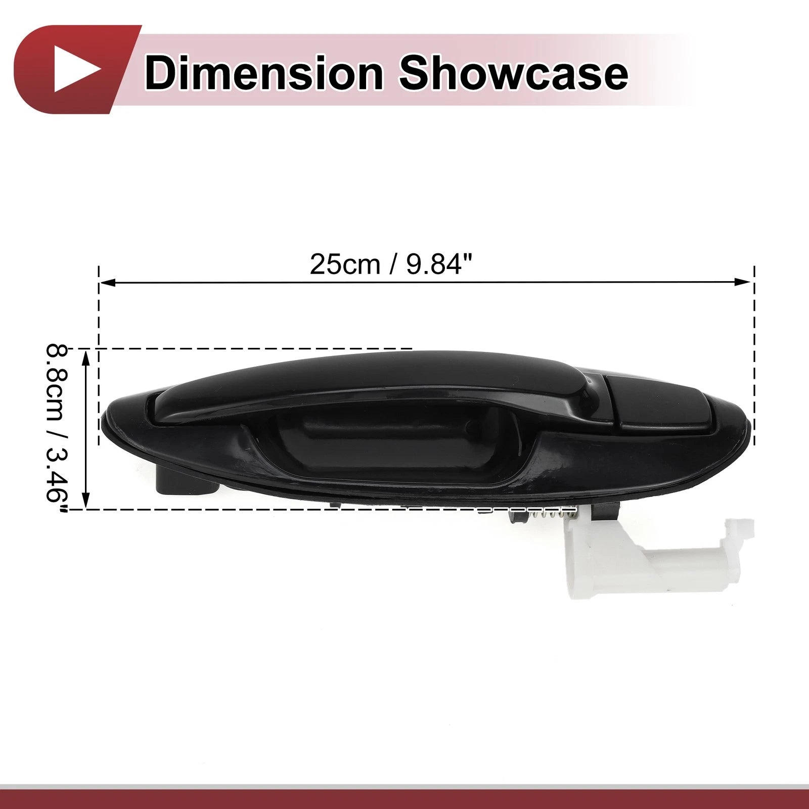 Exterior Door Handle Replacement for Hyundai Sonata Rear Right (2015–2019)