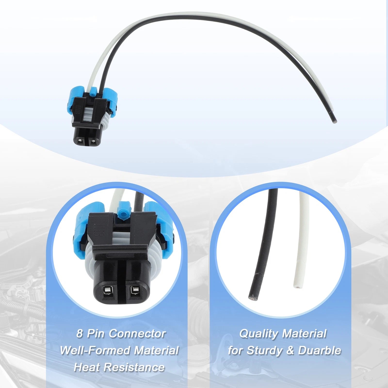 Ignition Knock Detonation Sensor & Connector for Frontier (1999–2004)