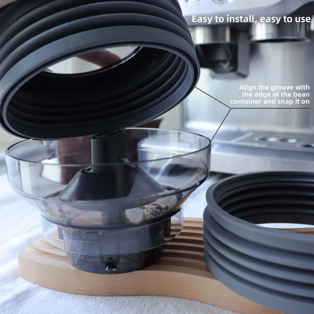 Gray Silicone Bean Container for Breville Coffee Maker Accessories