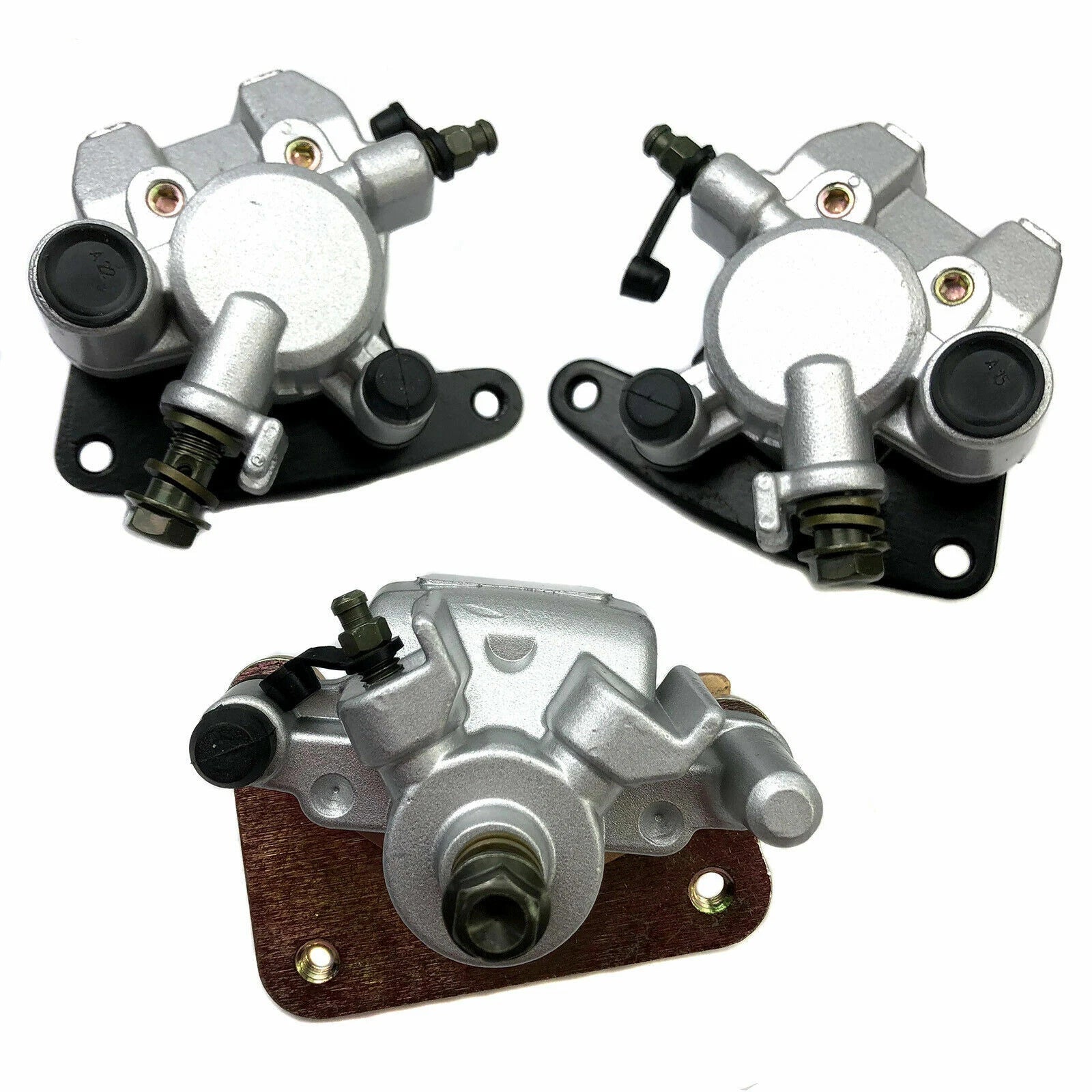 Set of 2 Front & Rear Brake Calipers for Yamaha Kodiak 400 YFM400 (2000–2002)