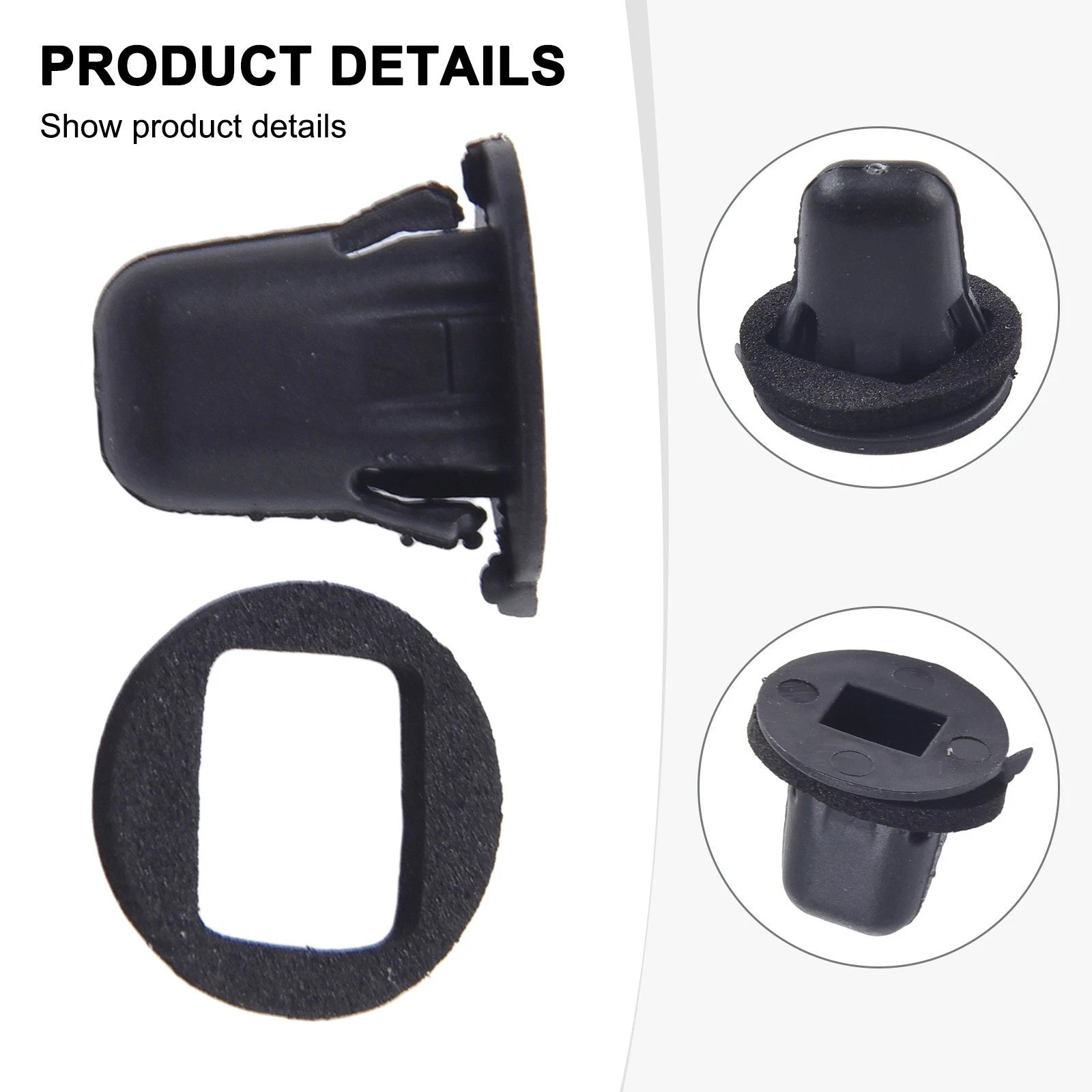 Rear Light Grommet for Tesla Model 3/Y (2017–2023) Black ABS