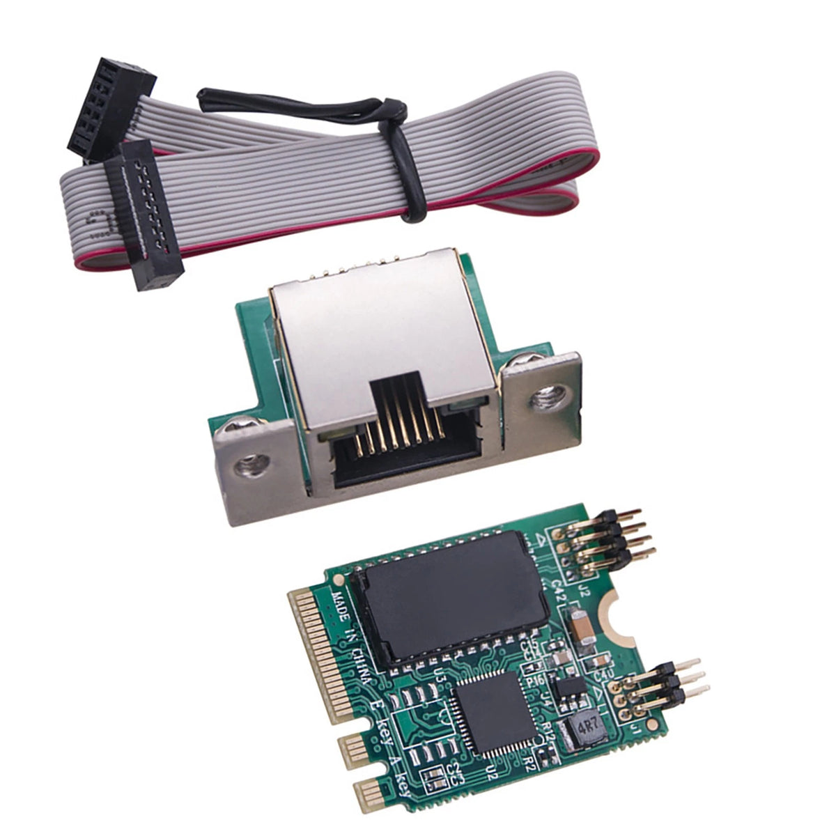 M.2 Key A+E 2.5G Ethernet Network Card RTL8125B for PC (Universal)
