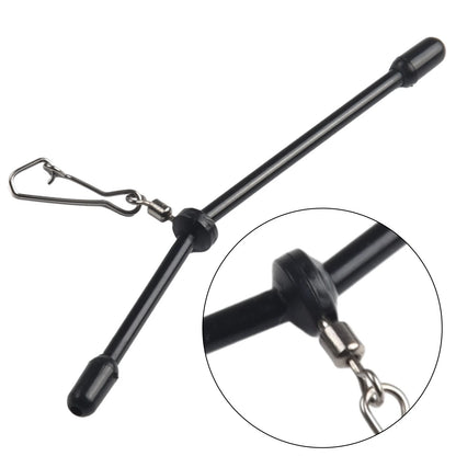 5X Fishing Anti-Tangle Feeder Boom Spacer with Snaps Connector