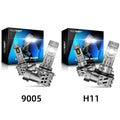 9005 H11 Combo LED Headlight Bulbs Kit for