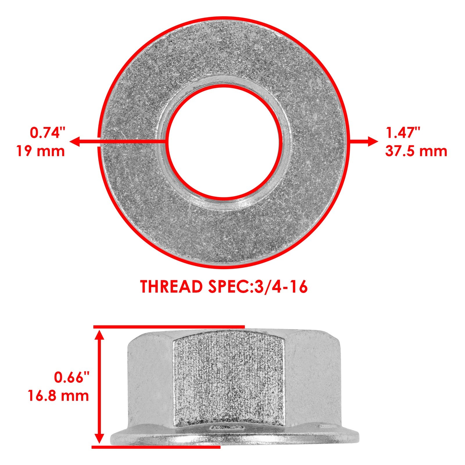 Deck Blade with Nut Replacement for Cub Cadet MTD 48 Inch (2000–2010)
