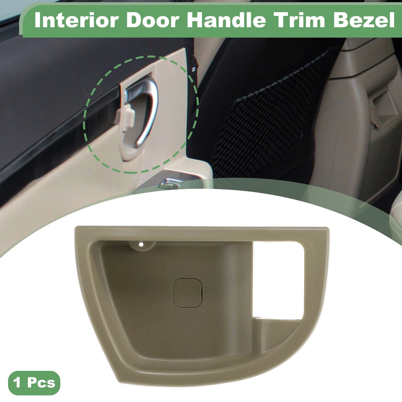 Rear Right Interior Door Handle Trim Bezel for Hyundai Santa Fe (2007–2012)
