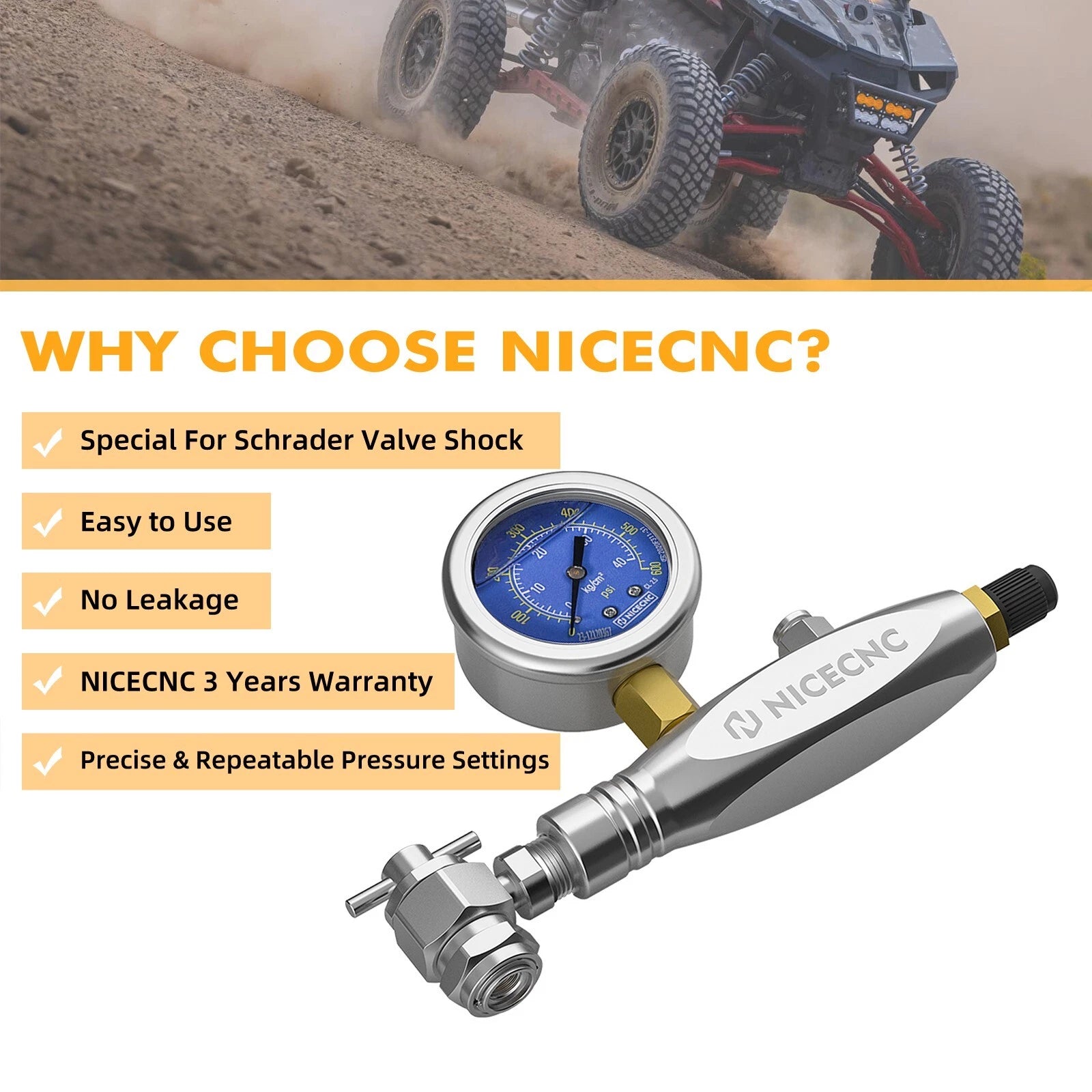 Nitrogen Filling Regulator Kit for Can-Am Maverick X3 (Universal)