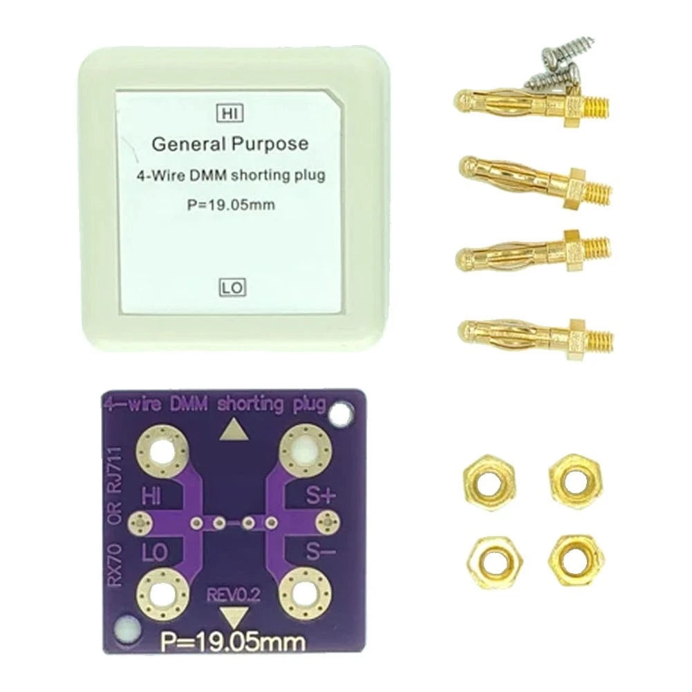 4 Wire Socket Assembly for Digital Multimeter Calibration