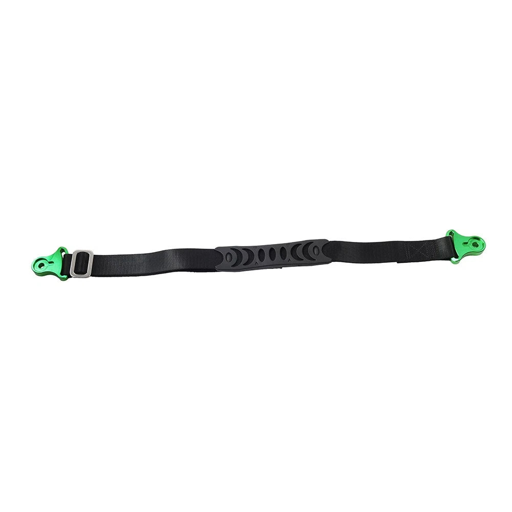 Universal Adjustable Fork Rear Seat Rescue Strap Pull Sling Belt