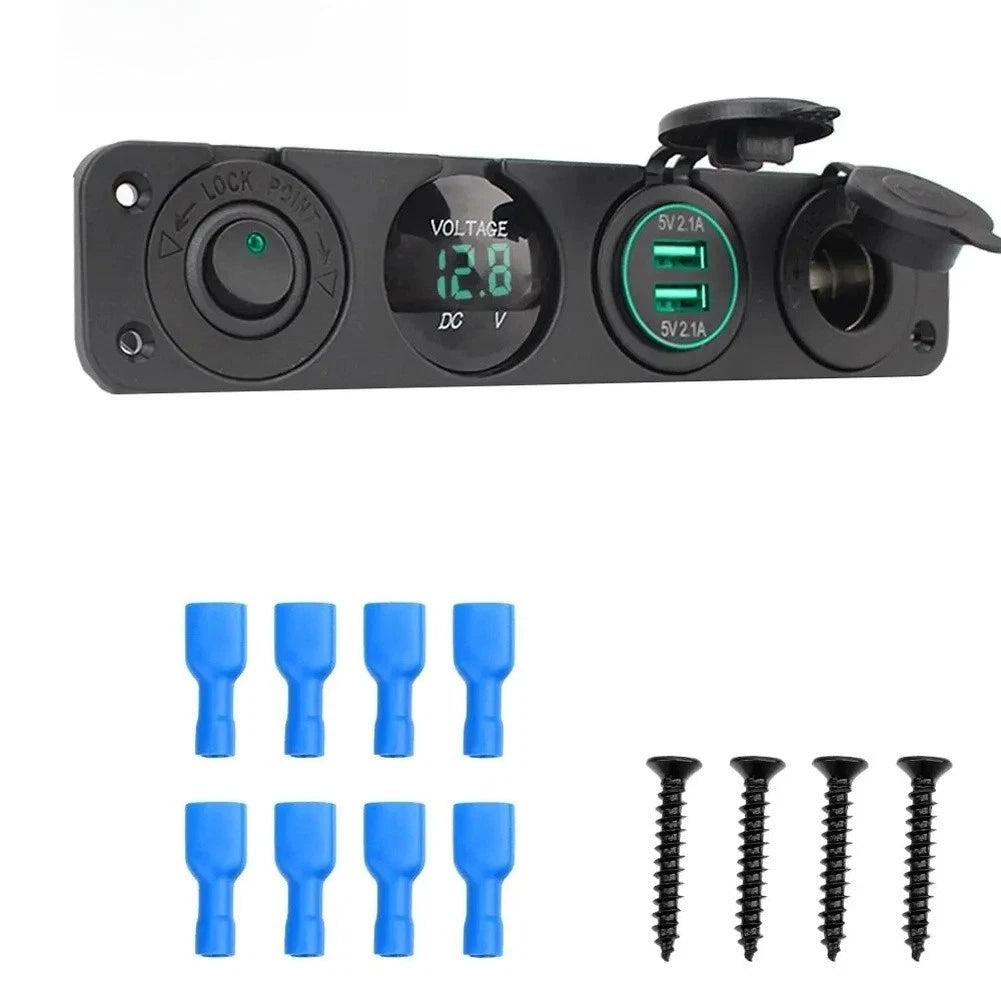 LED Switch Panel for Trucks (RV Charger Panel)