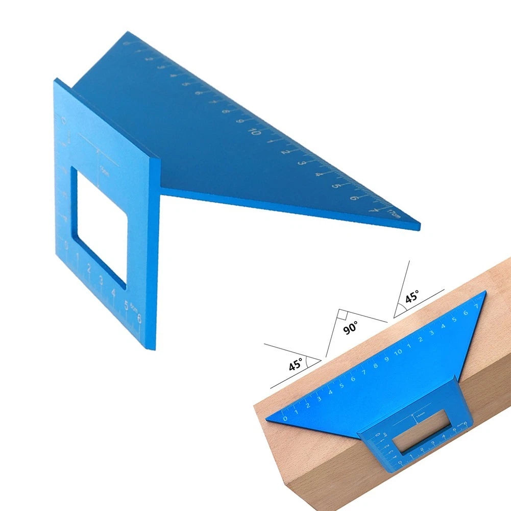 Angle Ruler with Easily Readable Metric Scale for Quick Measurements