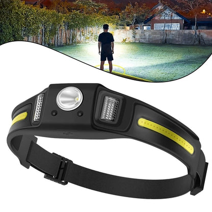 Rechargeable Waterproof LED Headlamp for Camping Cycling Work