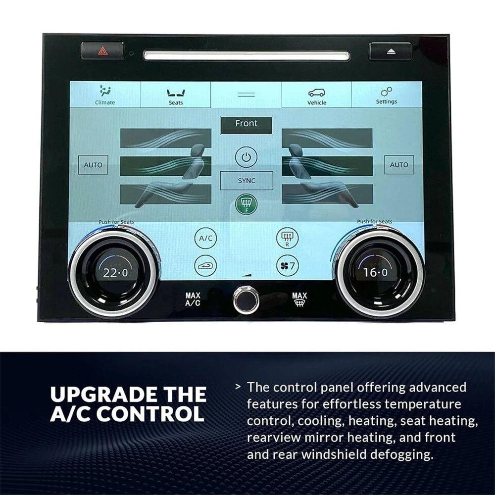 For 14-17 Range Rover Vogue L405 AC Air Condition Climate Control Screen Replace