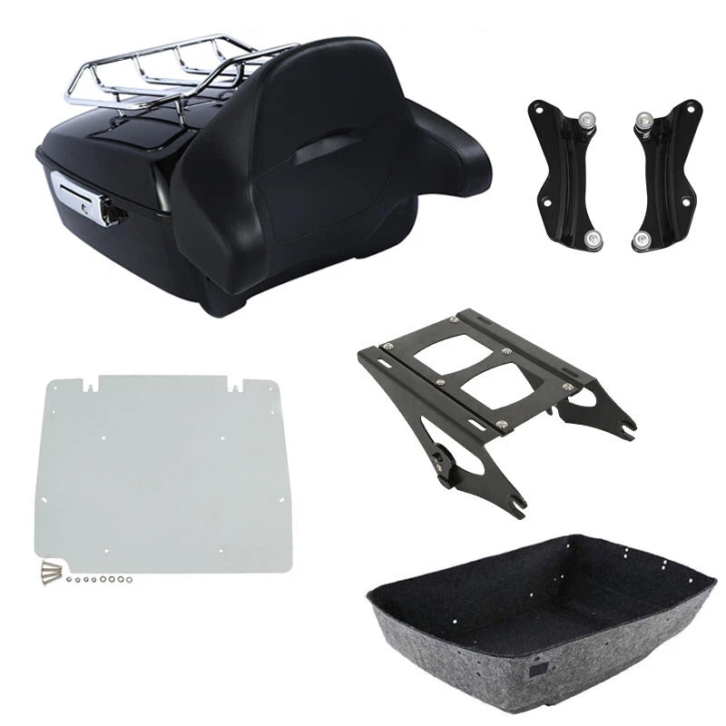 Trunk Backrest Rack Mount Docking for Harley Electra Road Glide (2014–2026)