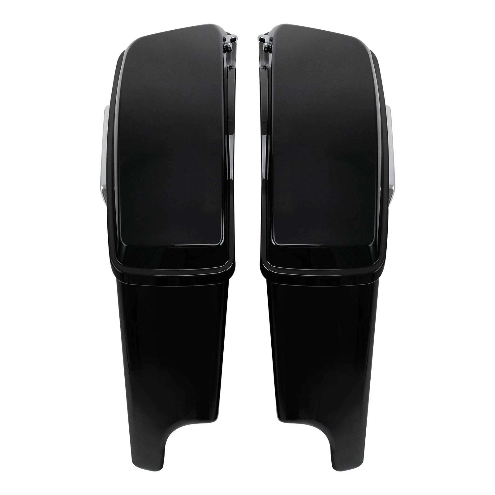 5" Stretched Saddle Bags & Conversion Bracket for Harley Heritage Softail (1984–2017)