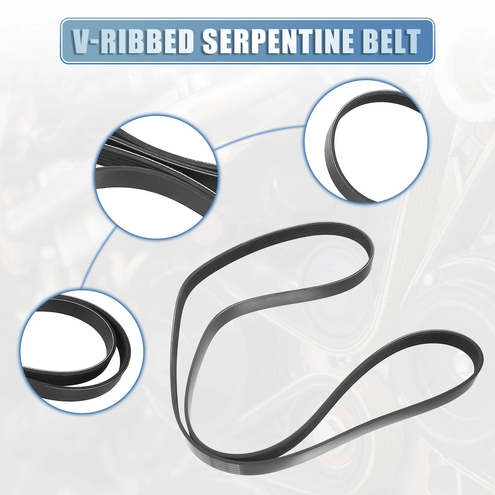 V-Ribbed Serpentine Drive Belt Replacement for Toyota Solara 2.4L (2004–2006)