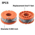 5X Trimmer Spools for S1825CT S3630CT S3630CT2