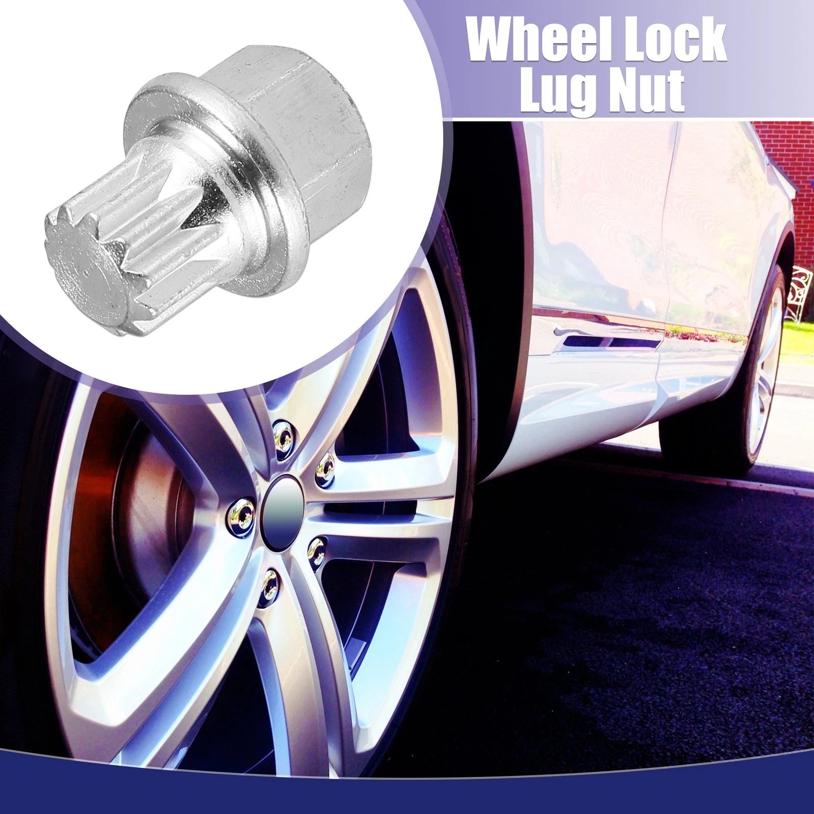 Car Anti Theft Wheel Lock Lug Nut Removal Tool for VW (2000–2024)