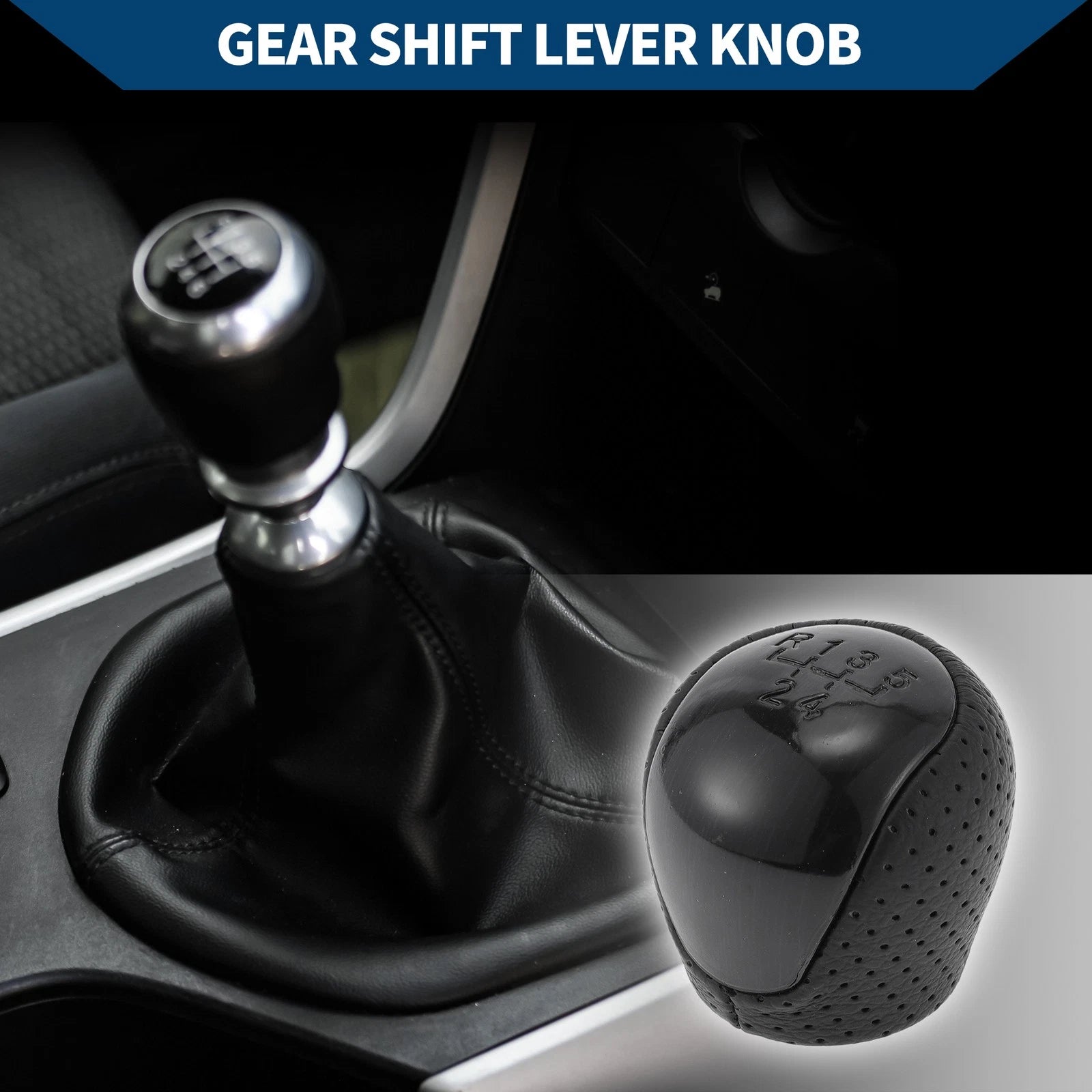 5 Speed Manual Gear Shifter Knob Replacement for Hyundai Elantra (2009–2012)