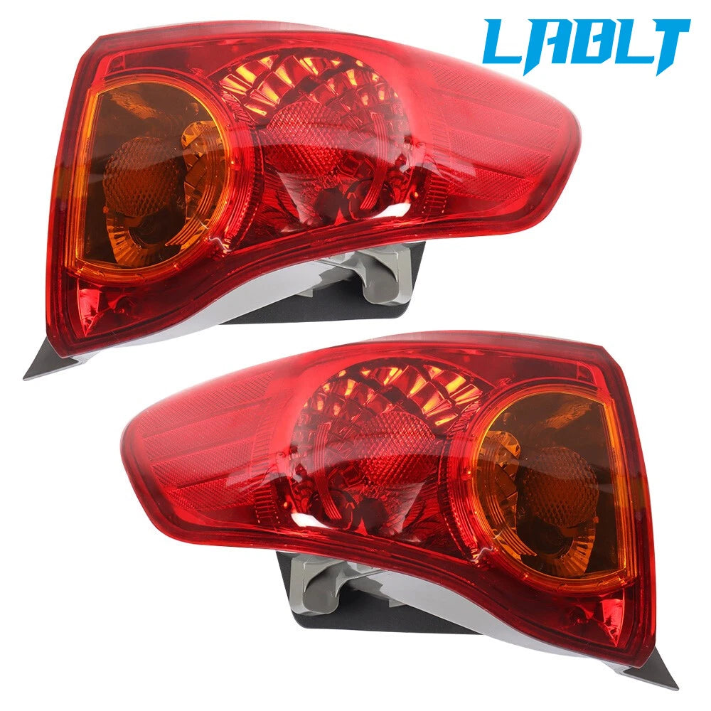 2X Tail Light Outer Pair for Toyota Corolla (2009–2010) LABLT