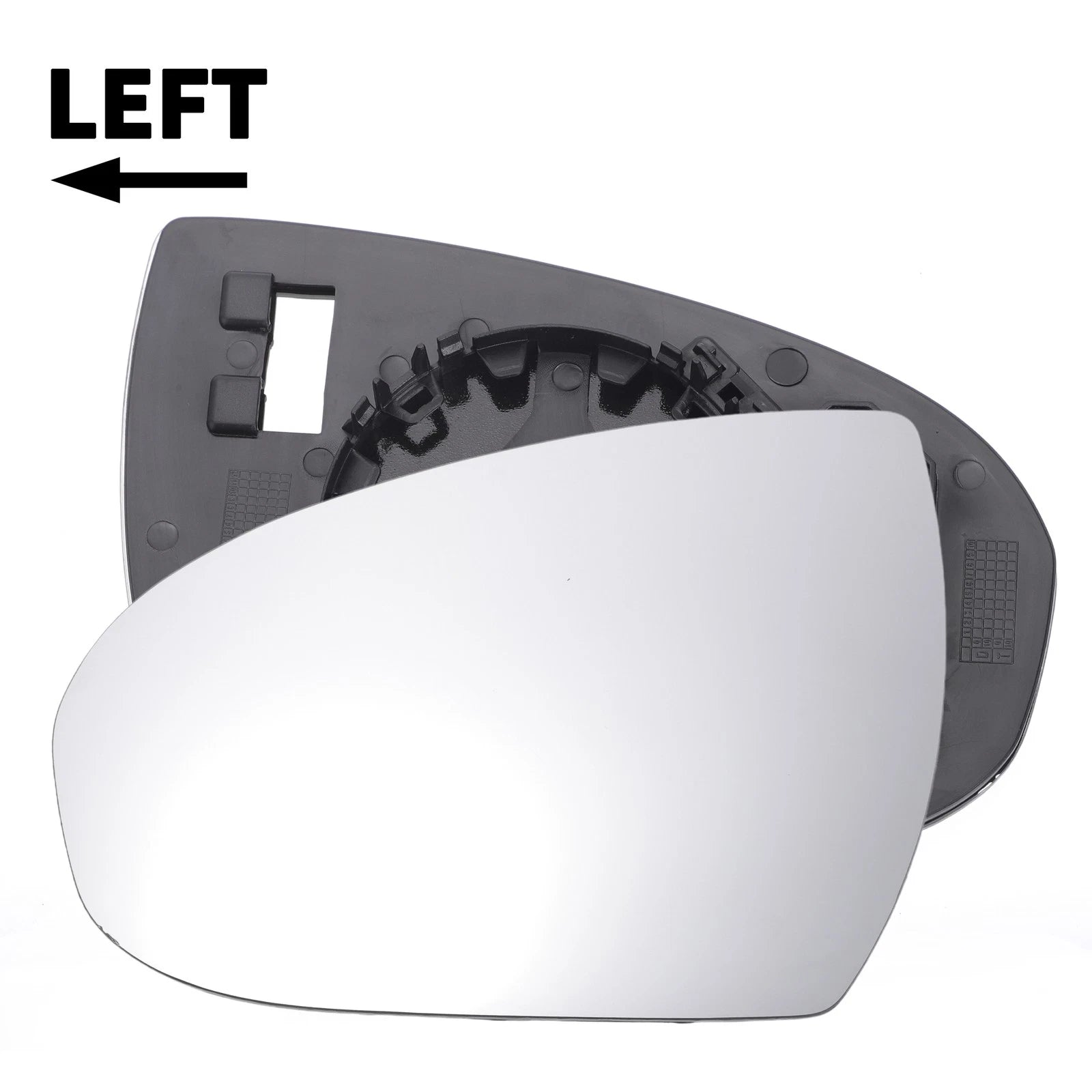 Left Side Mirror Glass Non Heated White for Hyundai Tucson (2005–2015)