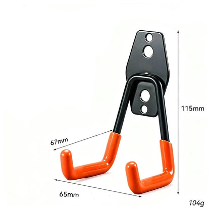 Garage Hooks for Bike Storage - Metal Vertical Hanger