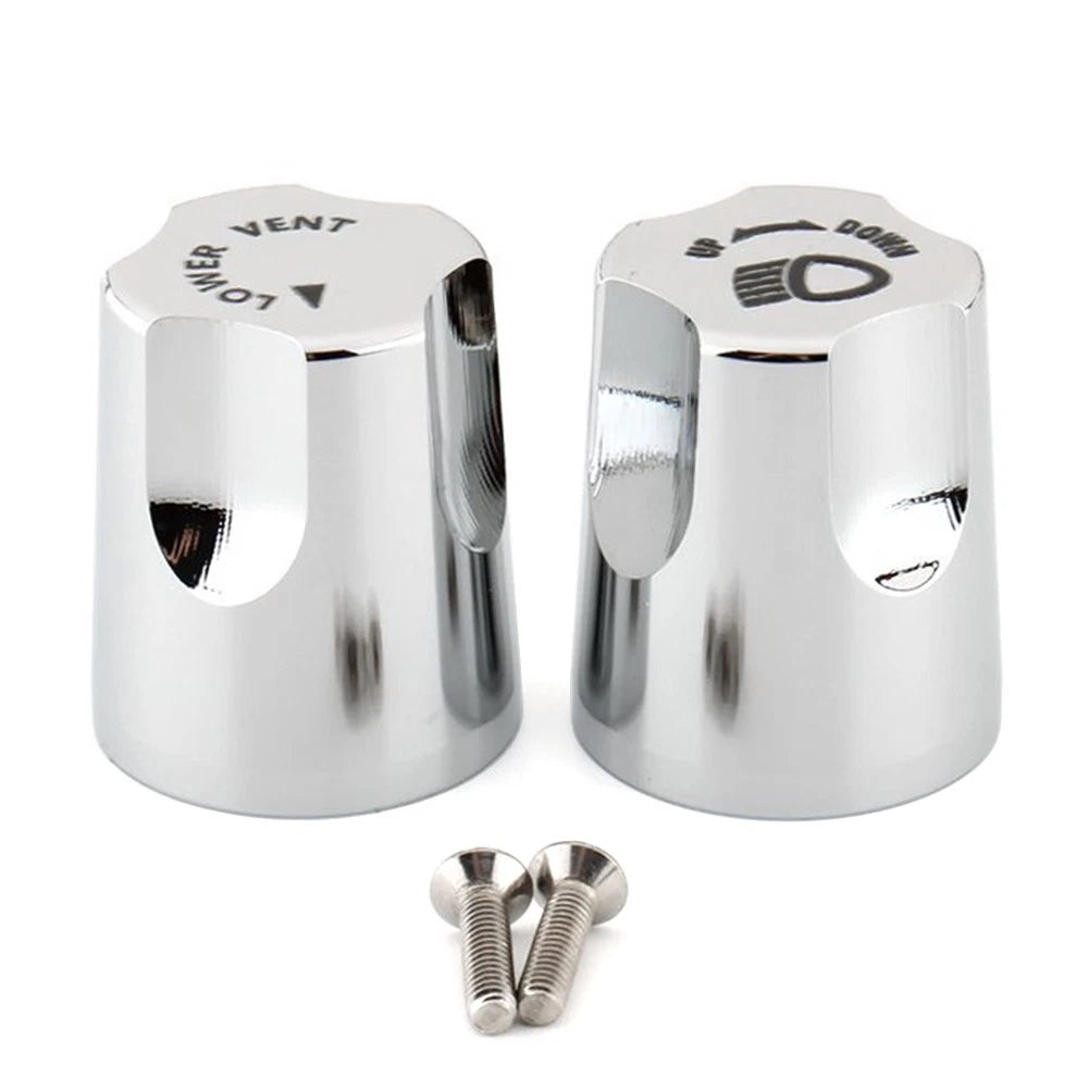Headlight Up/Down Adjustment Knob for Honda GL1500 Goldwing (1988–2000) Chrome