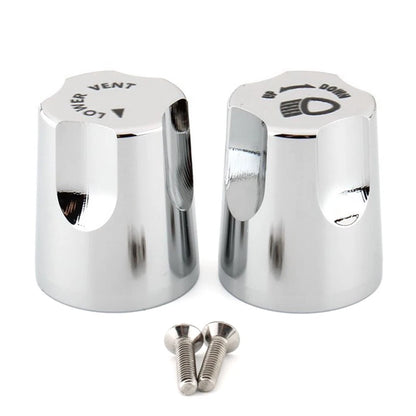 Headlight Up/Down Adjustment Knob for Honda GL1500 Goldwing (1988–2000) Chrome