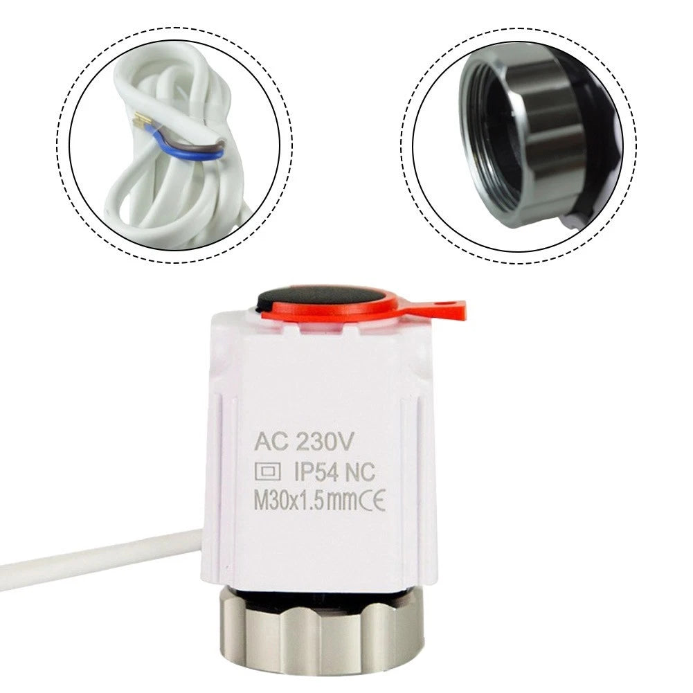Electric Actuator Valve for Underfloor Heating (24V, 230V)