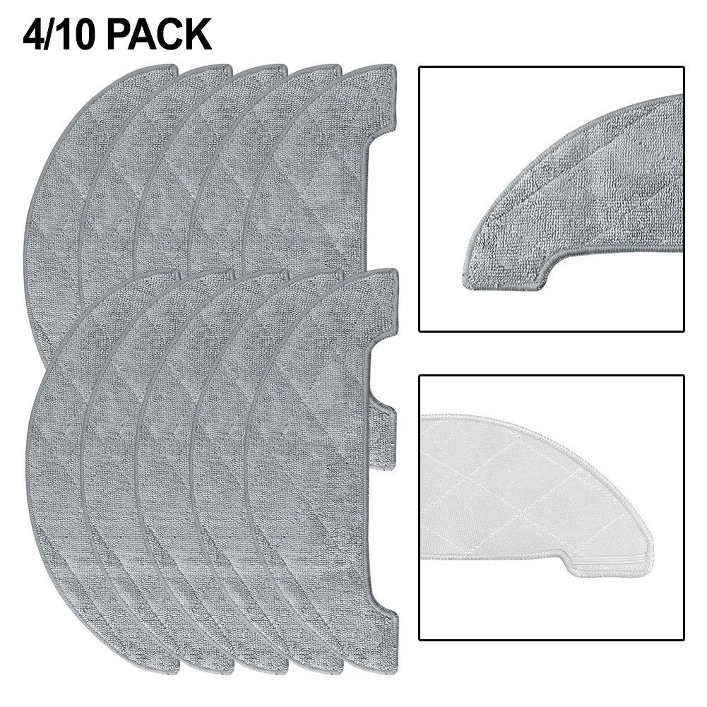 Set of 4 Microfiber Mop Pads for Liectroux Lilin X6 (2018–2023)