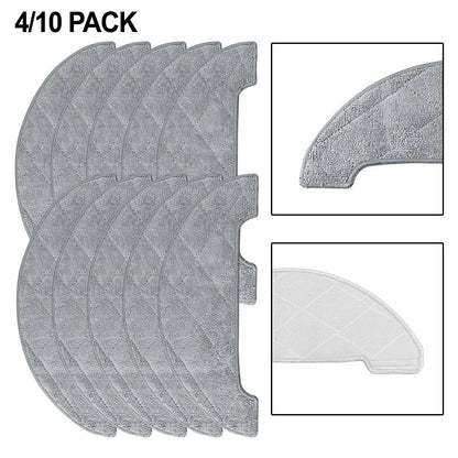Set of 4 Microfiber Mop Pads for Liectroux Lilin X6 (2018–2023)
