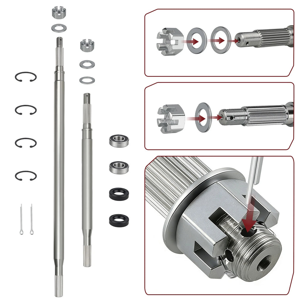Rear Axle Shaft & Bearing Seal Pin Kit 620337 for EZGO Freedom RXV (2014)