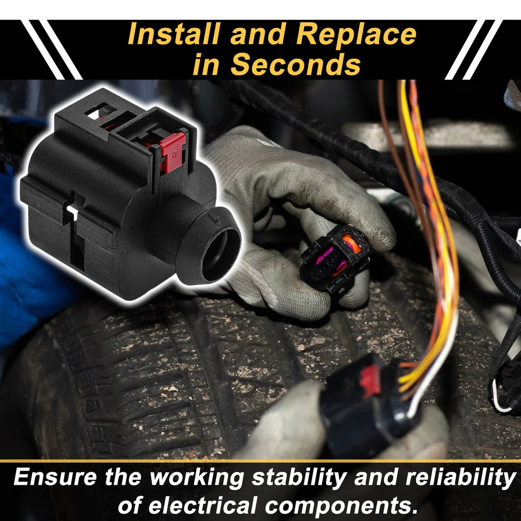 Starter Motor Wiring Harness Connector Plug 1 Pin for Volkswagen (2005–2015)