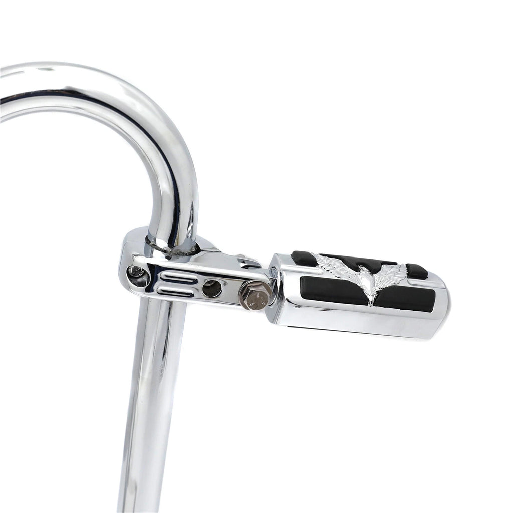 Chrome Foot Pegs for Triumph Rocket (1.25")
